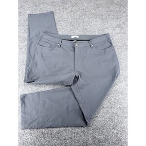 Ash & Erie Mens Everyday Tech Pants Grey 5-Pocket Stretch Chinos 36x26